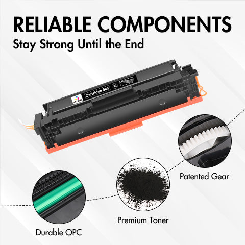 Compatible Canon 045 Black Toner Cartridge – Standard Capacity