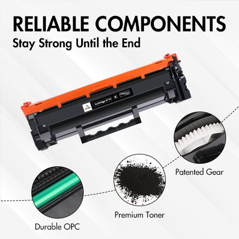 Compatible Canon 071H Toner Cartridge (With Chip) - 2 Pack