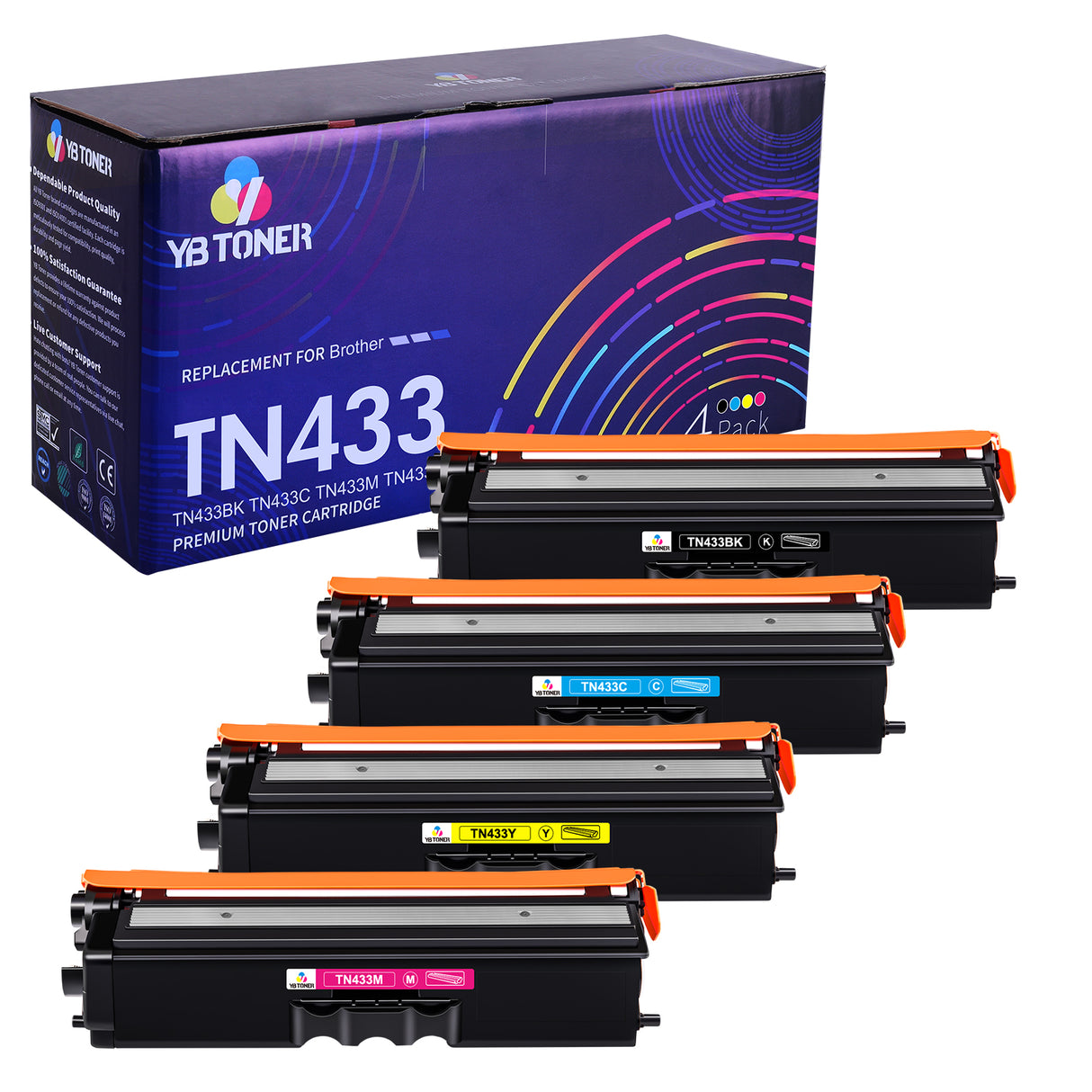 Brother TN433 Toner Set