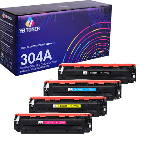 hp 34a toner cartridge set 4-pack