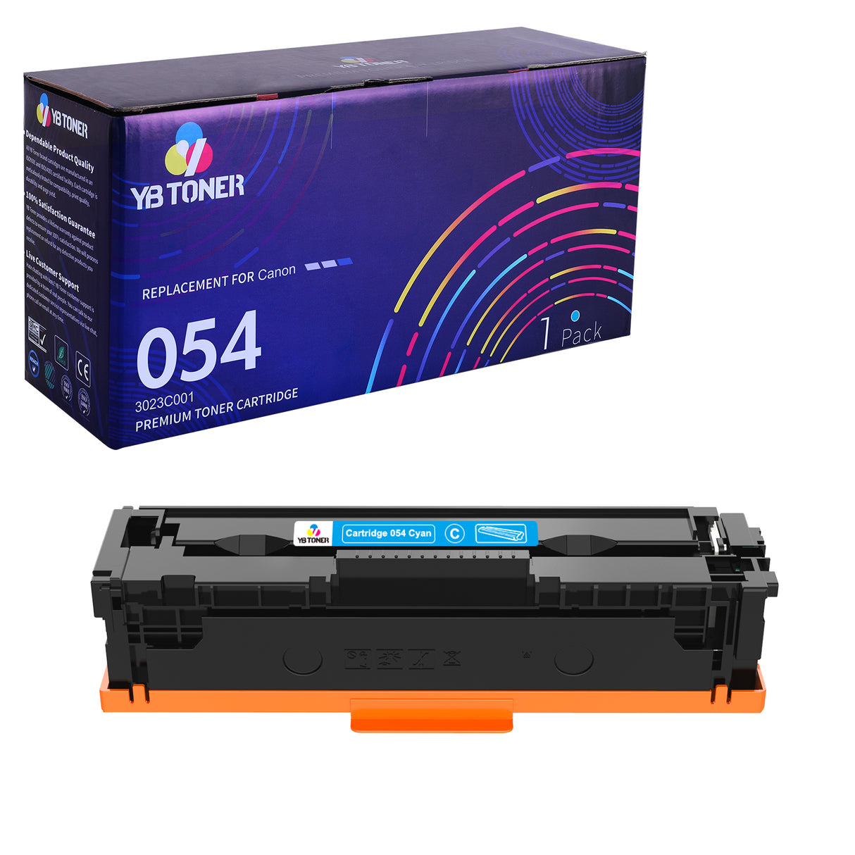 Compatible Canon 045 Cyan Toner Cartridge – Standard Capacity