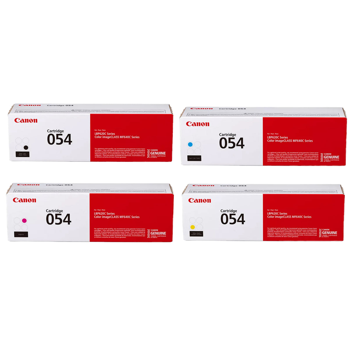 Original Canon 054 Toner Cartridges Canon 054H Toner Sets – Standard & High-Yield