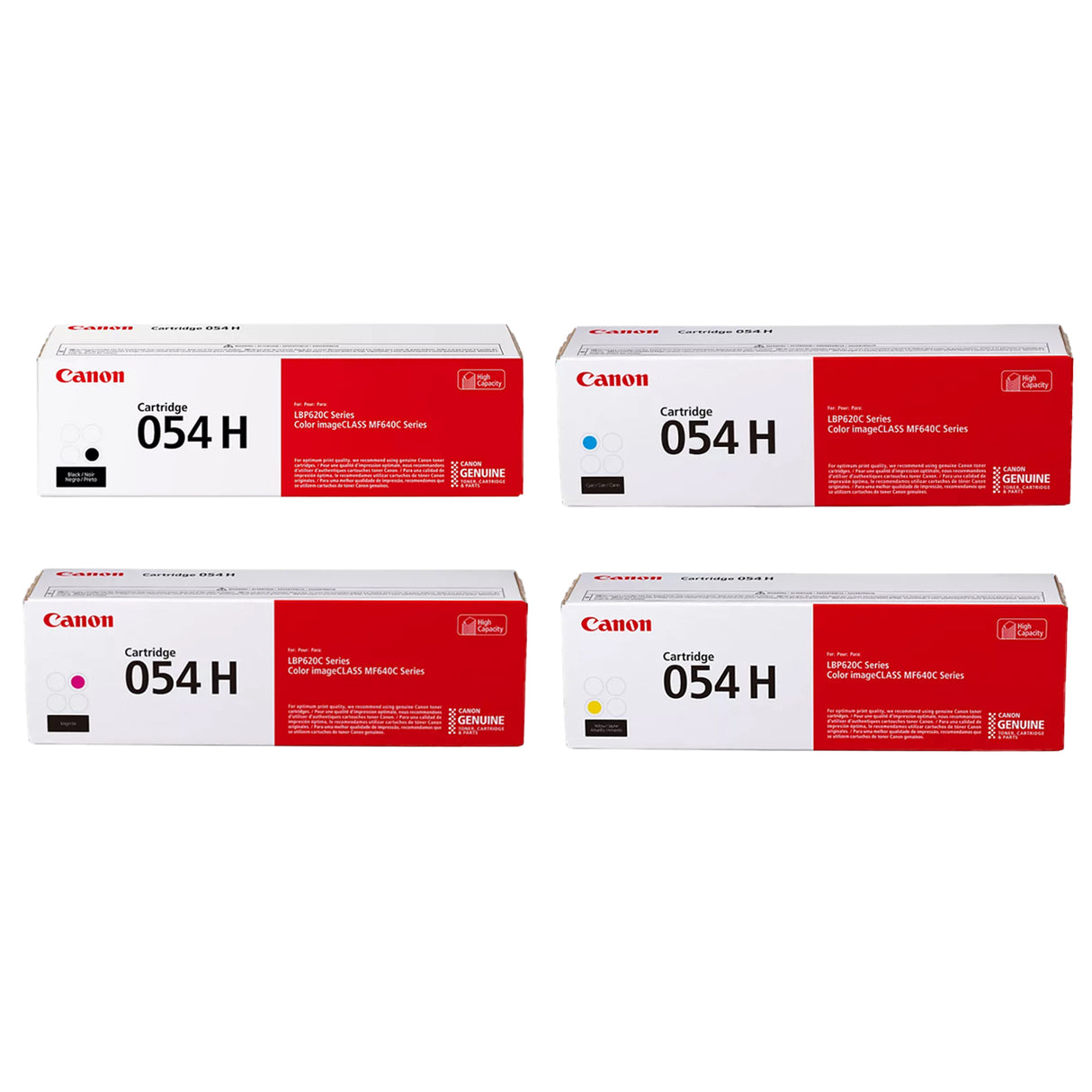 Original Canon 054 Toner Cartridges Canon 054H Toner Sets – Standard & High-Yield