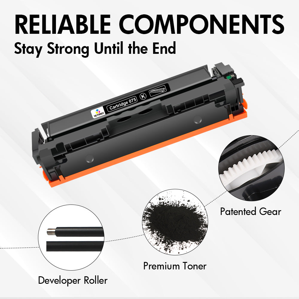 Canon MF665Cdw MF663Cdw Toner - Compatible Canon 075 Black Toner Cartridge - Standard Yield