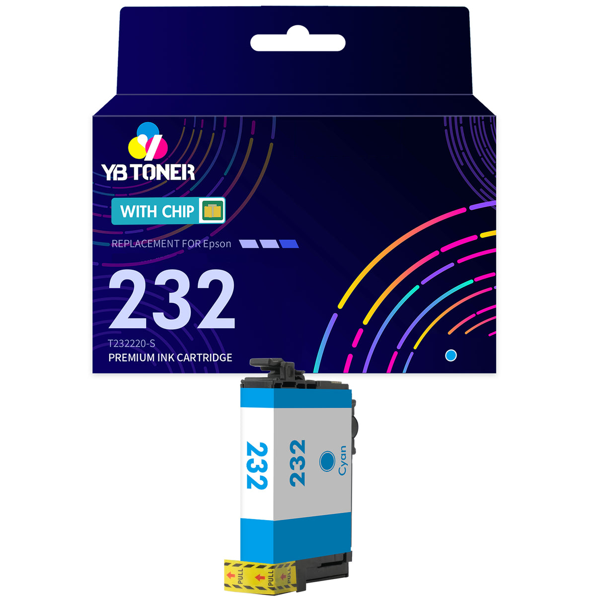 Compatible Epson 232 Cyan Ink Cartridge - T232220-S