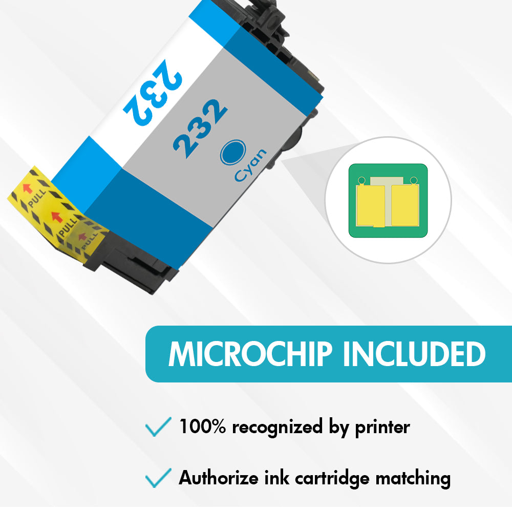 Compatible Epson 232 Cyan Ink Cartridge - T232220-S