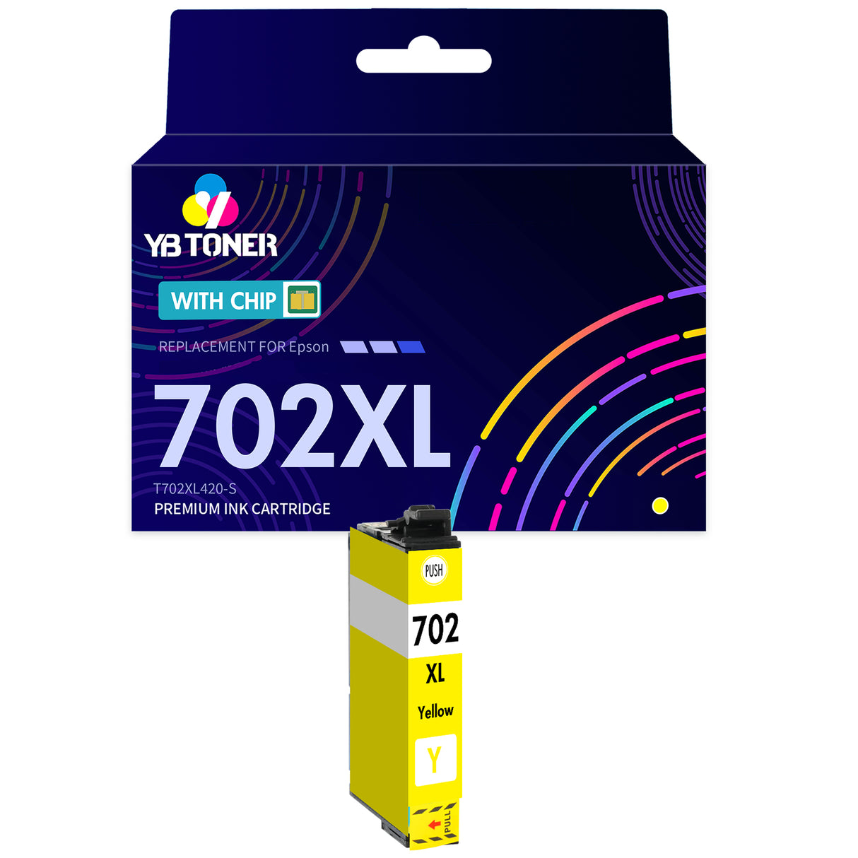 The Yellow Ink of Epson T702XL Ink - High Yield