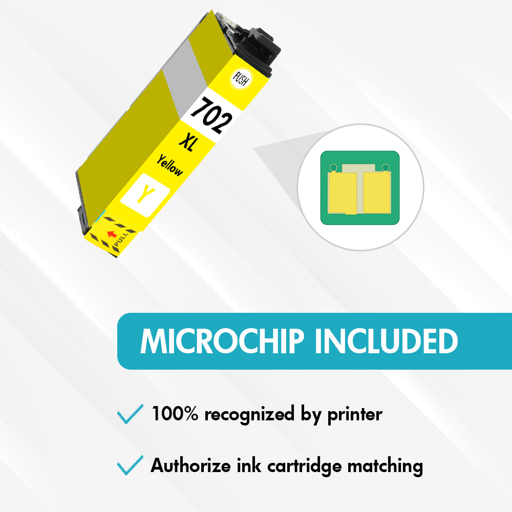 The Yellow Ink of Epson T702XL Ink - High Yield