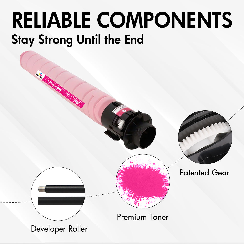 Compatible Ricoh IM C6000 Magenta Toner Cartridge