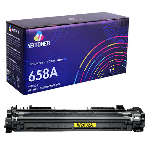 HP 658A yellow toner
