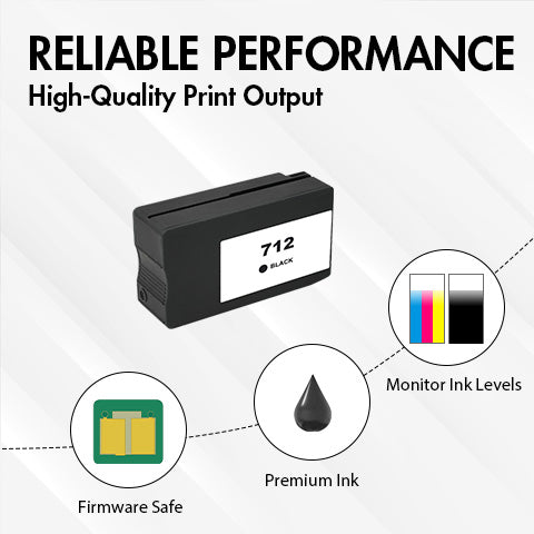 hp 712 ink cartridge replacement