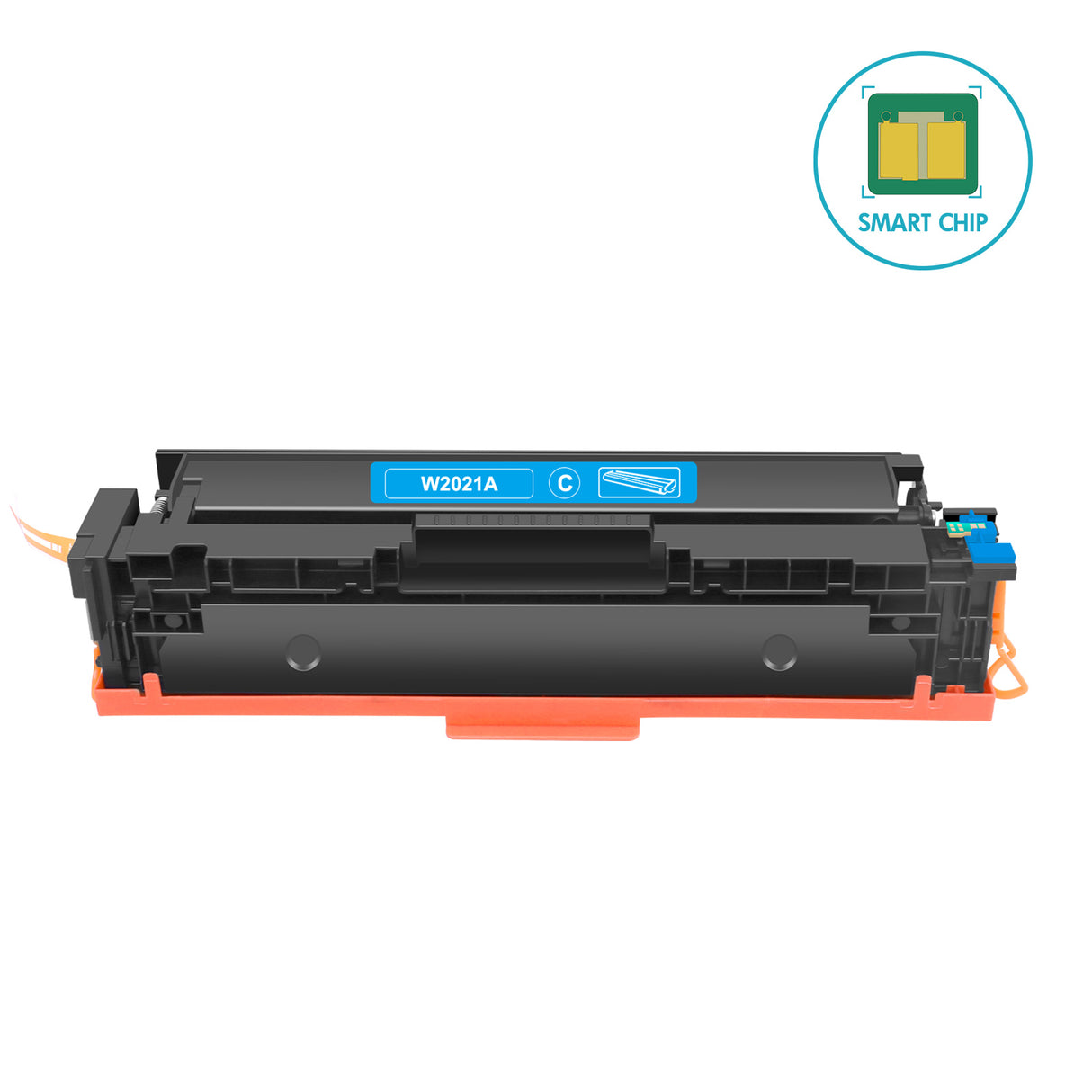 W2021A - Compatible HP 414A Cyan Toner Cartridge - With Chip