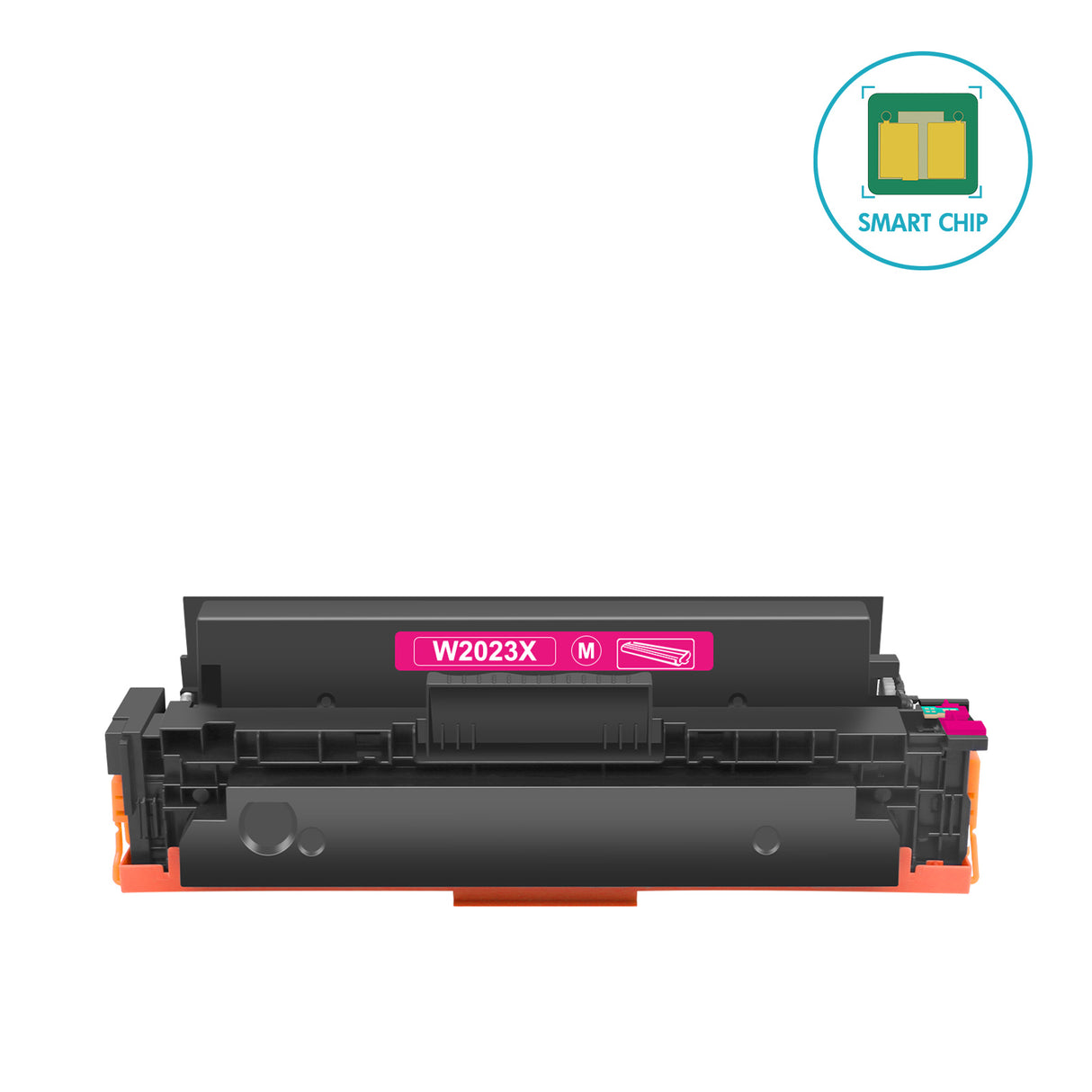 Firmware-Safe Compatible HP 414X Magenta Toner Cartridge W2023X | With Upgraded Chip, No Chip Error