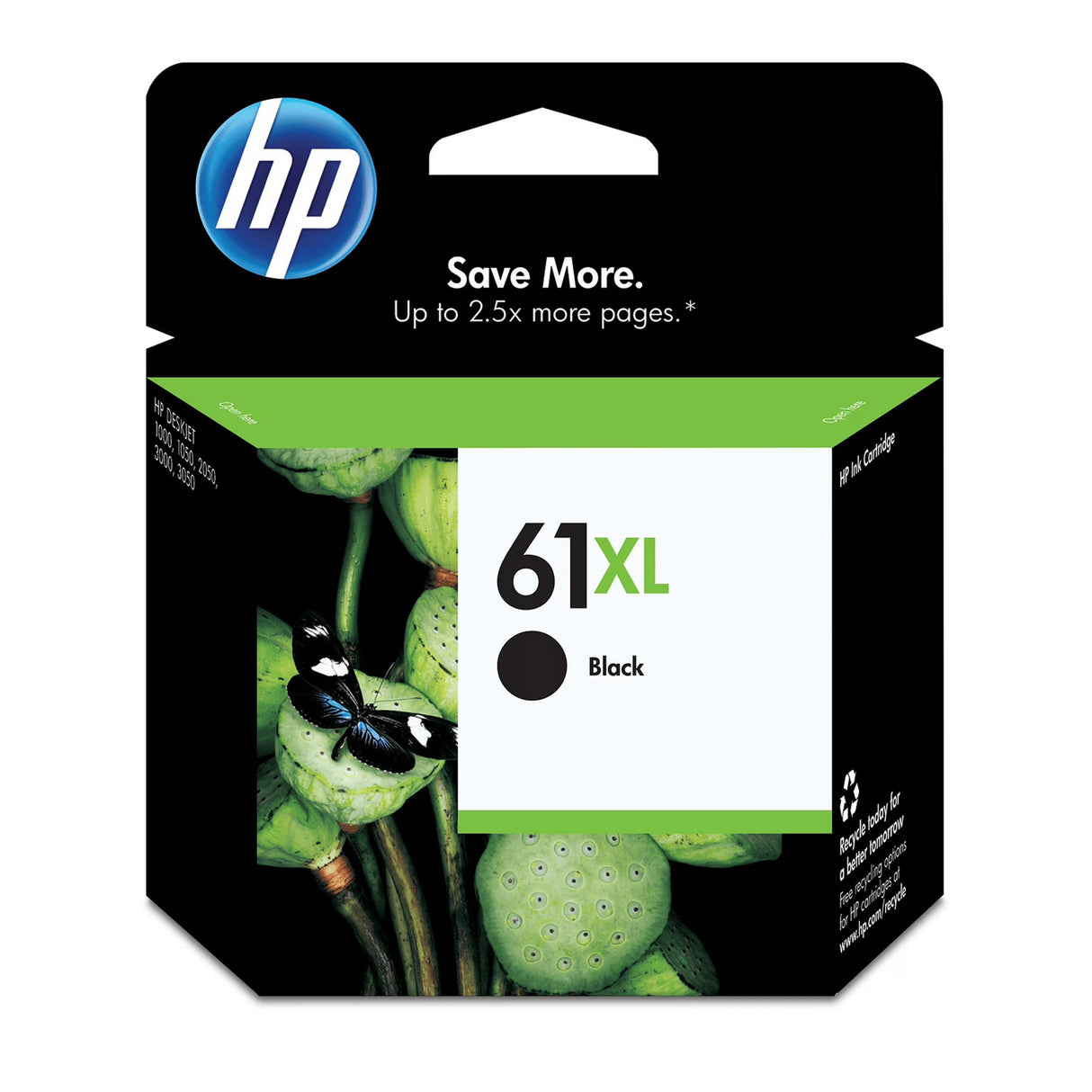 Original HP 61XL Black Ink Cartridge - High Yield - CH563WN