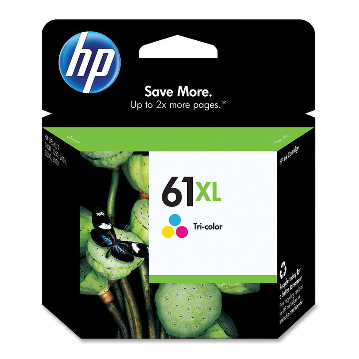 Original HP 61XL Color Ink Cartridge - High Yield - CH564WN