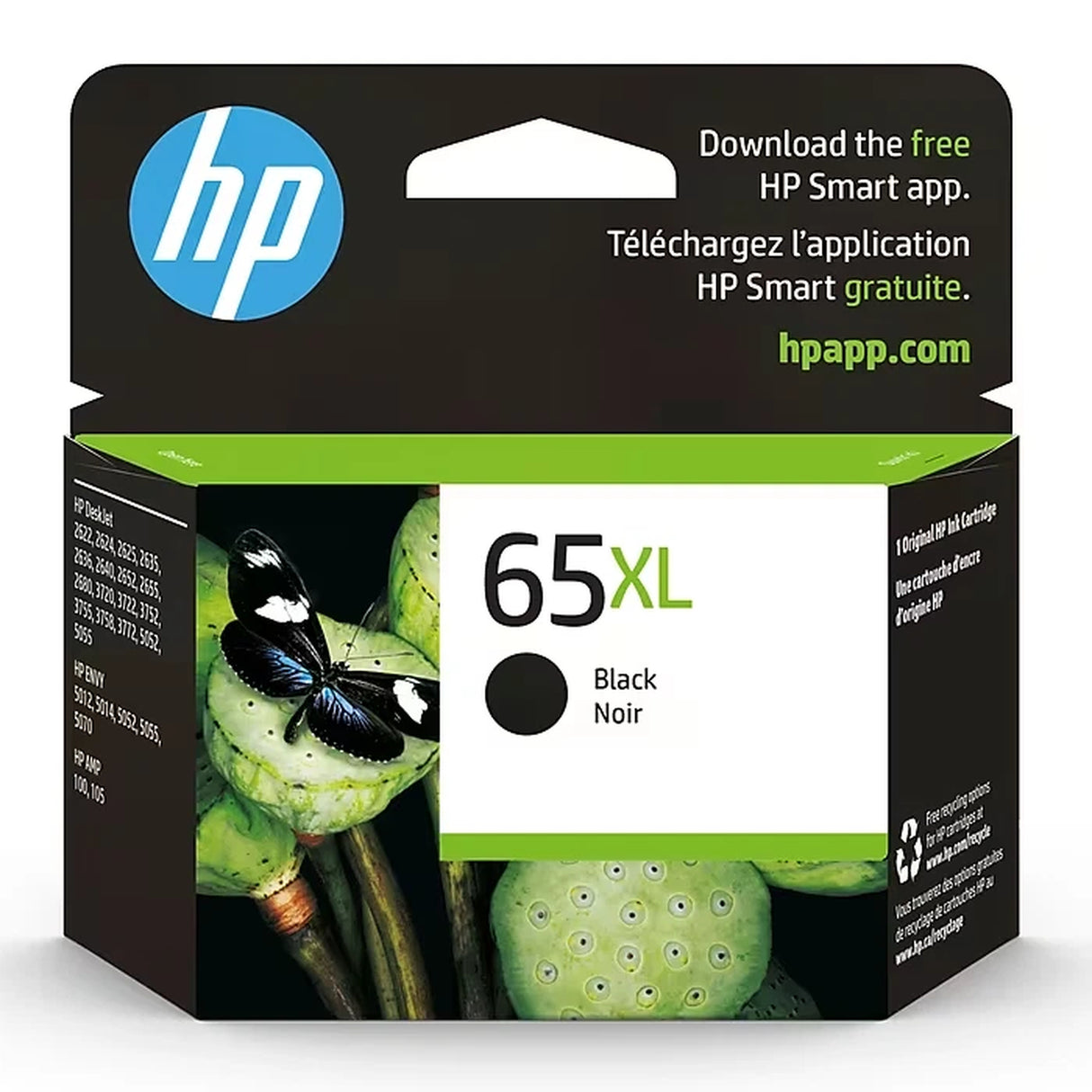 Original HP 65XL Black Ink Cartridge - High Yield - N9K04AN