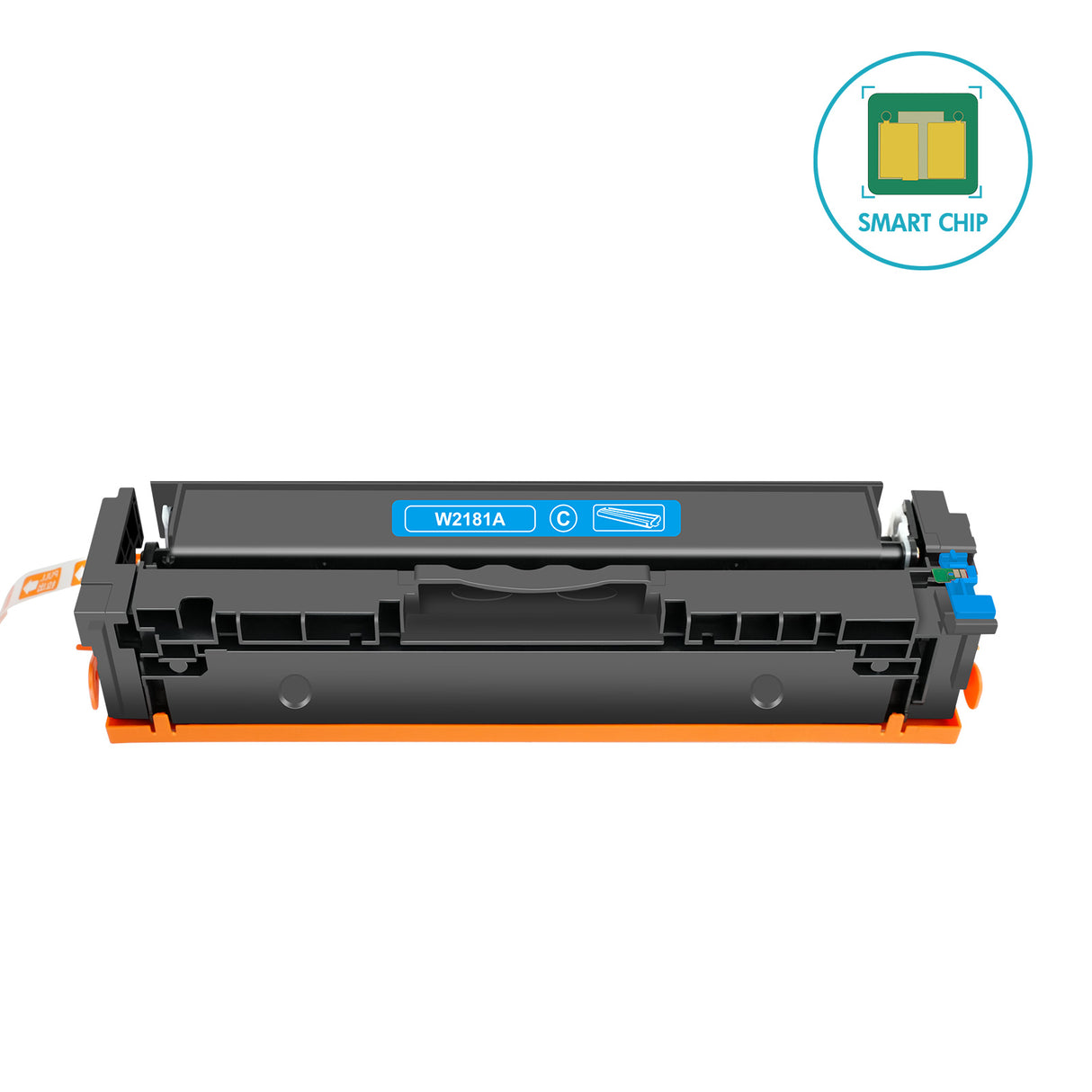 W2181A - Replacement HP 218A Cyan Toner Cartridge | Smart Chip | Monitors Toner Level