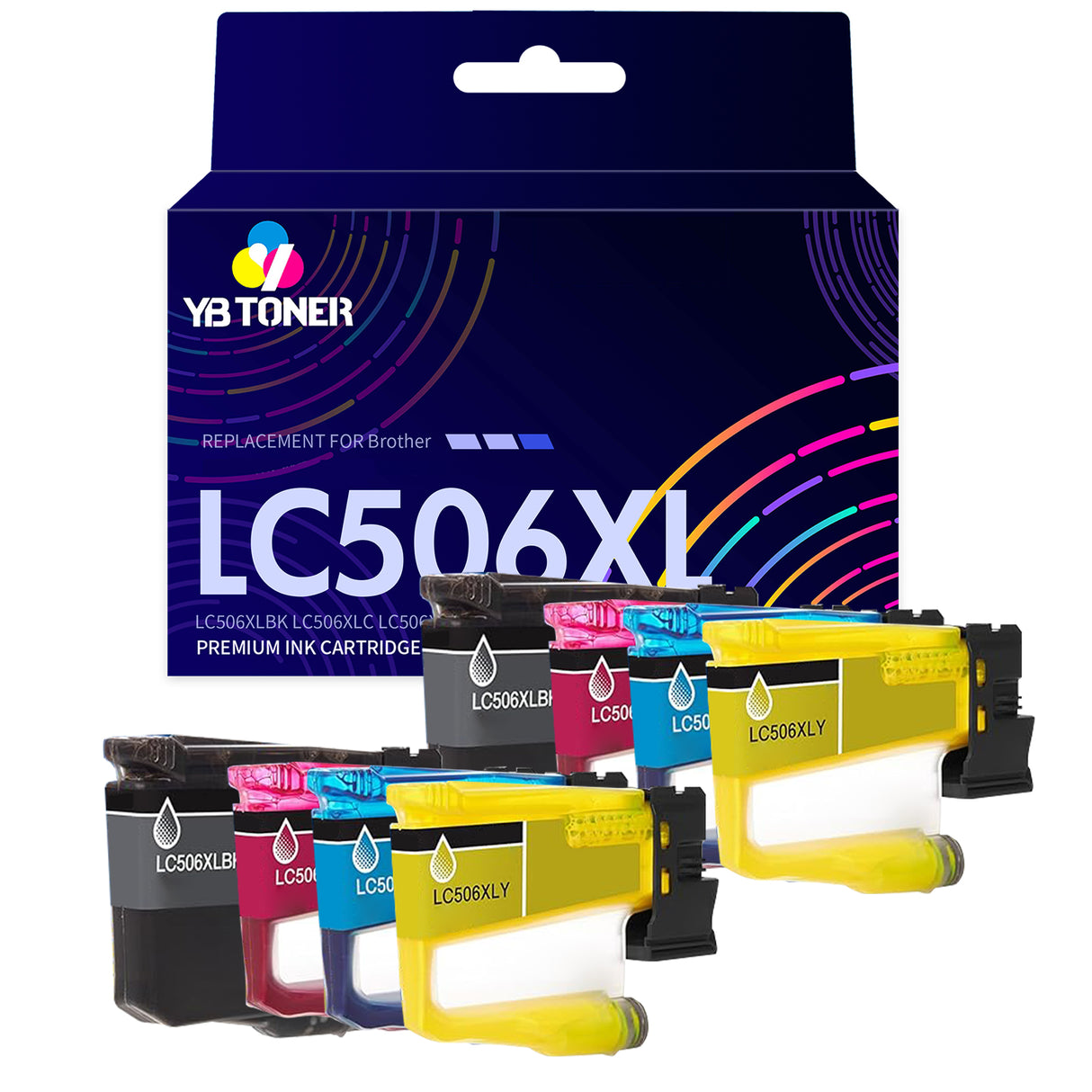 Compatible Brother LC506XL High Yield Ink Cartridges 8-Pack – High Yield