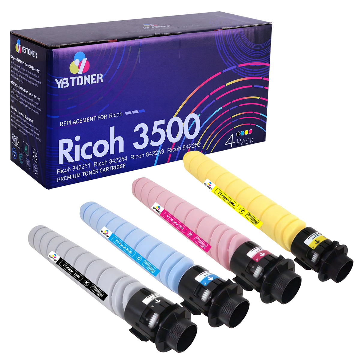 Ricoh 3500 Toner Cartridge Set