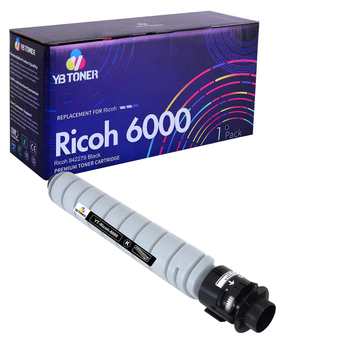 Compatible Ricoh IM C6000 Black Toner Cartridge