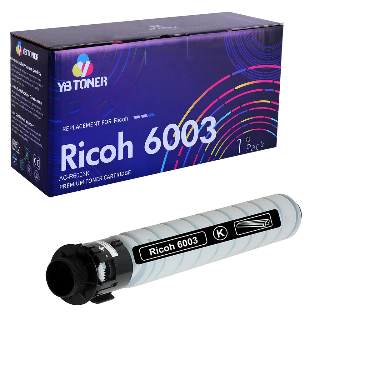 Compatible Ricoh MP C6003 Black Toner Cartridge