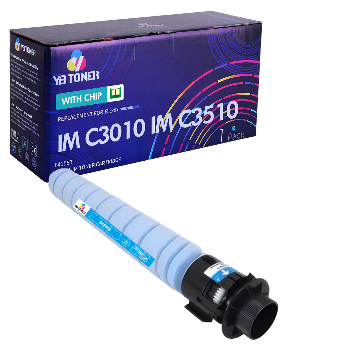 Ricoh IM C3010 C3510 Cyan Toner Cartridge 842553