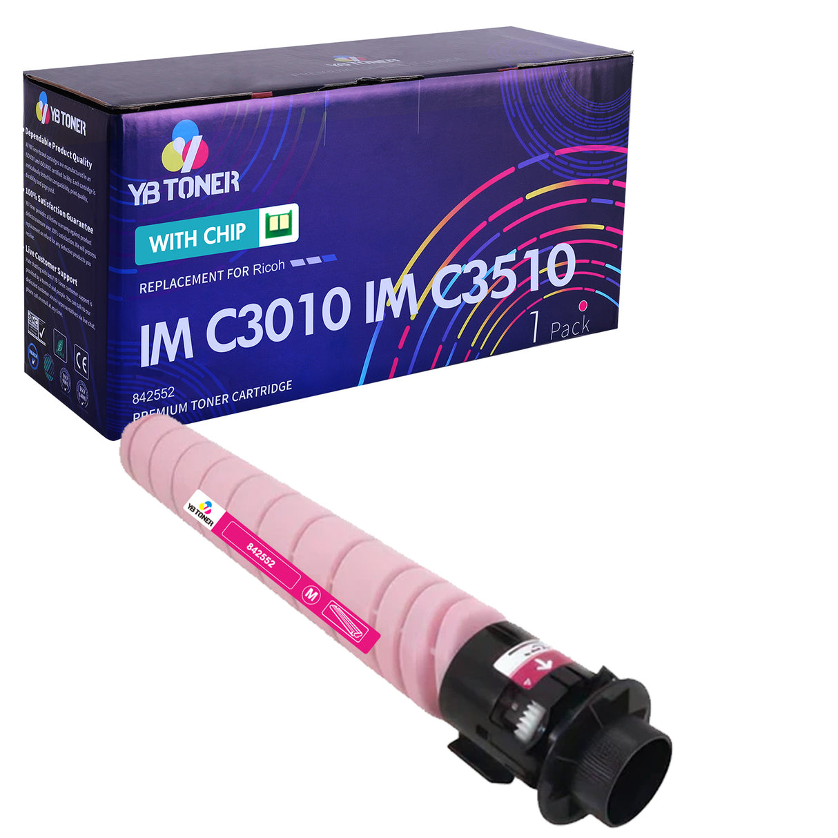 Ricoh IM C3010 C3510 Magenta Toner Cartridge 842552