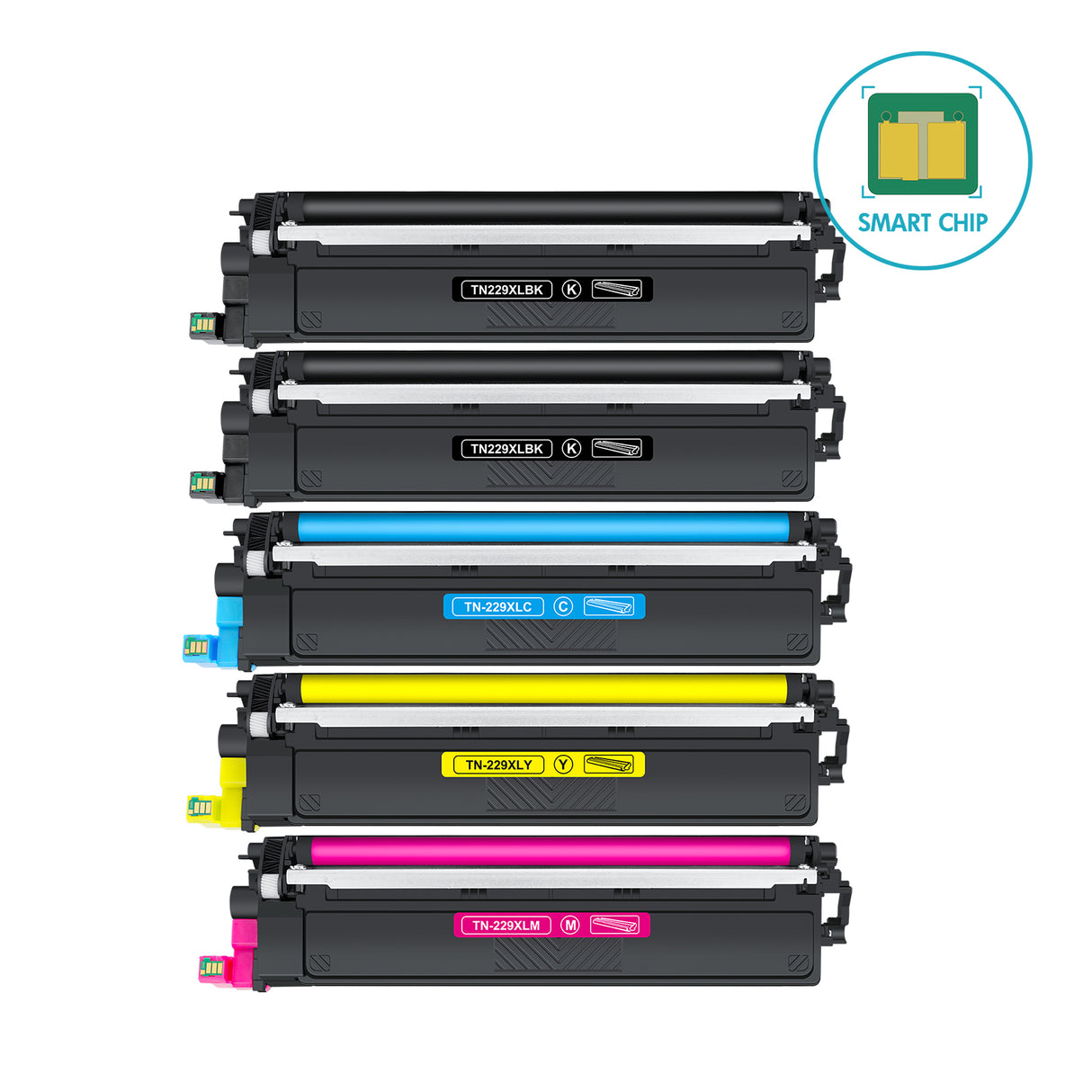 Brother TN229XL Toner Cartridge Set | Compatible TN229XL BK/C/M/Y Multiple-Pack