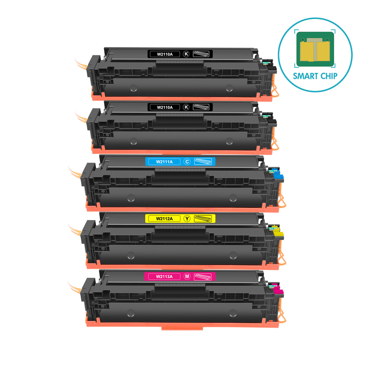 HP Color LaserJet Pro MFP M283fdw Toner Cartridges – Compatible HP 206A 206X Toner