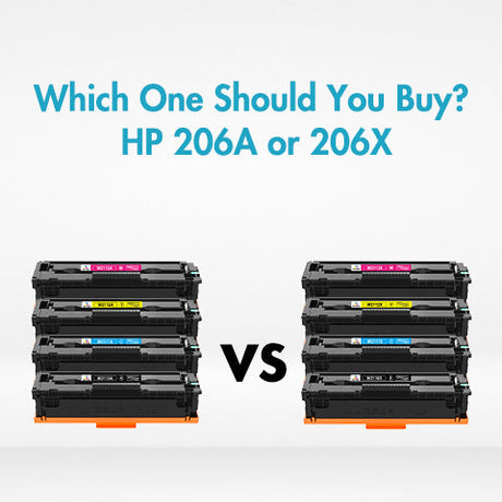 HP 206A vs 206X|||hp 206a vs 206x||||||||HP 206X toner|||
