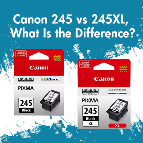 Canon 245 vs 245XL||