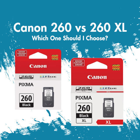 Canon 260 vs 260 XL||