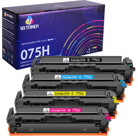 Canon 075 vs 075H toner cartridge comparison