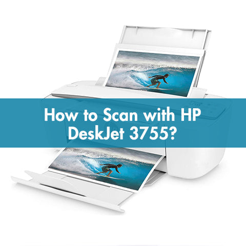 How to Scan with HP DeskJet 3755|||