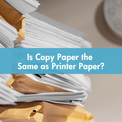 Is Copy Paper the Same as Printer Paper|||