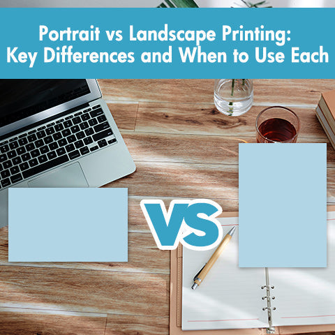 Portrait vs Landscape Printing||||||
