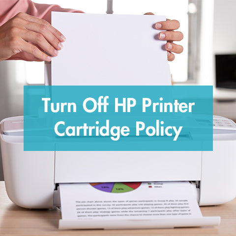 turn off HP printer cartridge policy||||