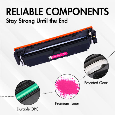 Compatible Canon 069H Magenta Toner Cartridge - High Yield - 5096C001 - Displays Toner Level