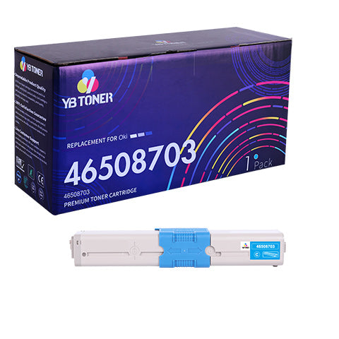 OKI 46508703 High Yield Cyan Toner Cartridge Replacement
