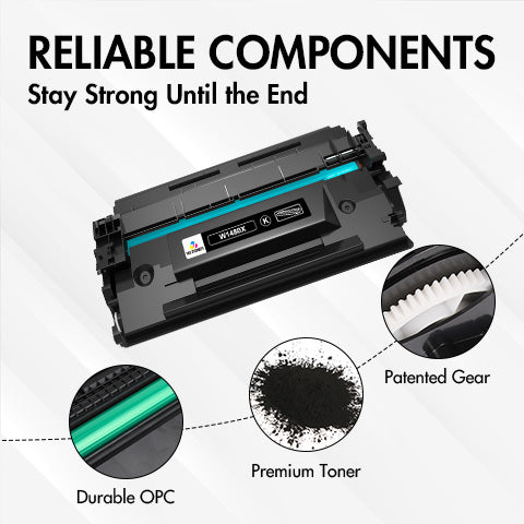 Replacement HP 148X Toner 10-Pack Set (Smart Chip) | Displays Toner Levels