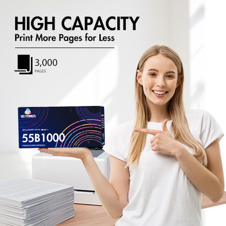 Lexmark 55B1 Black Toner Cartridge