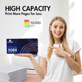 HP 58X toner cartridges 4 pack