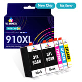 Compatible HP 910XL Ink Cartridges 5-Pack for HP OfficeJet Pro 8025, 8025e, 8035e