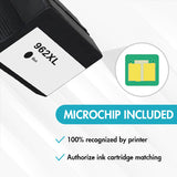 HP 962XL black ink cartridge with chip