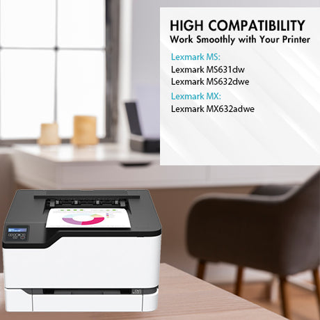 Lexmark 661X 66S1X Black Toner Cartridge