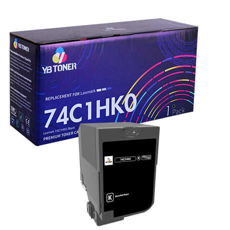 Lexmark 74C1HK Black Toner