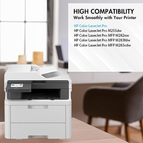HP 206X toner cartridges with smart chips