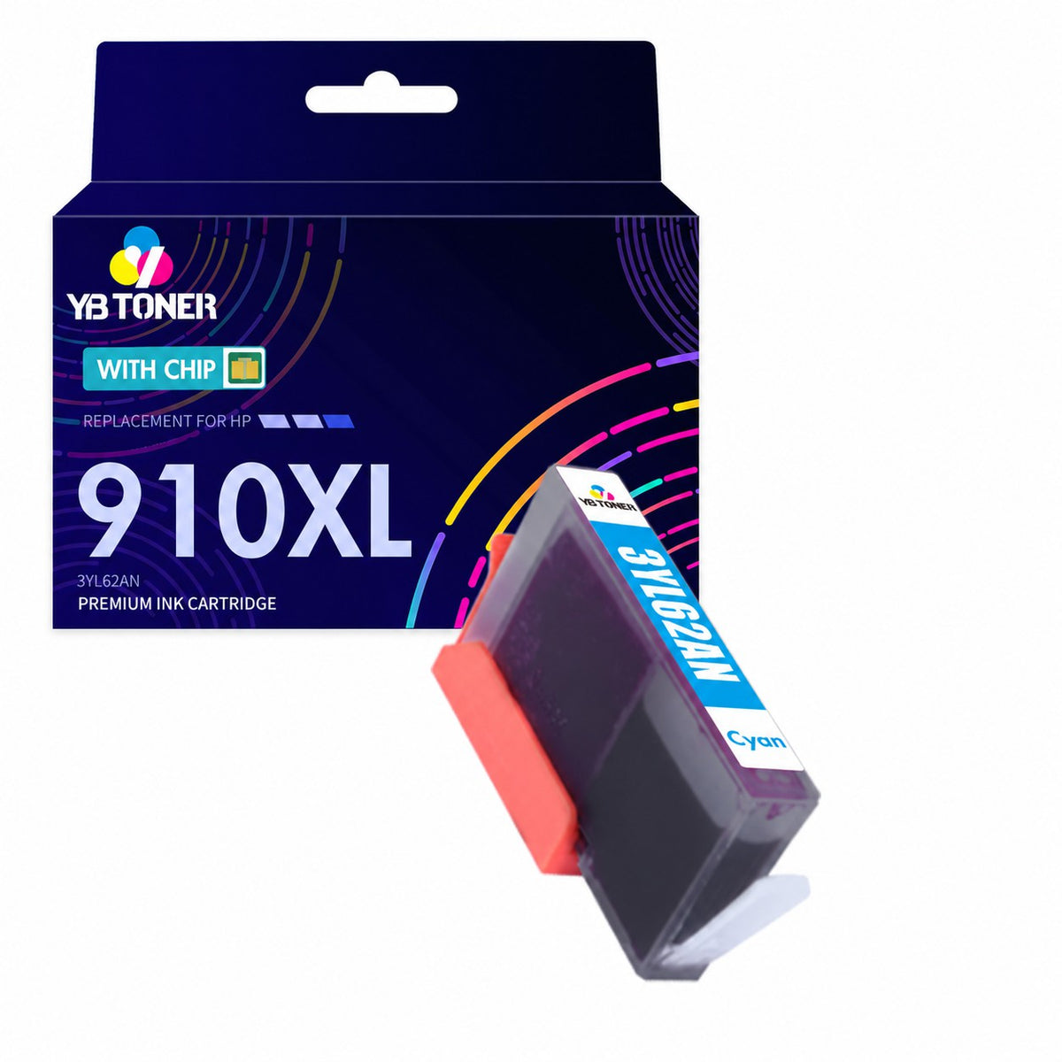 Compatible HP 910XL Cyan Ink Cartridge - 3YL62AN