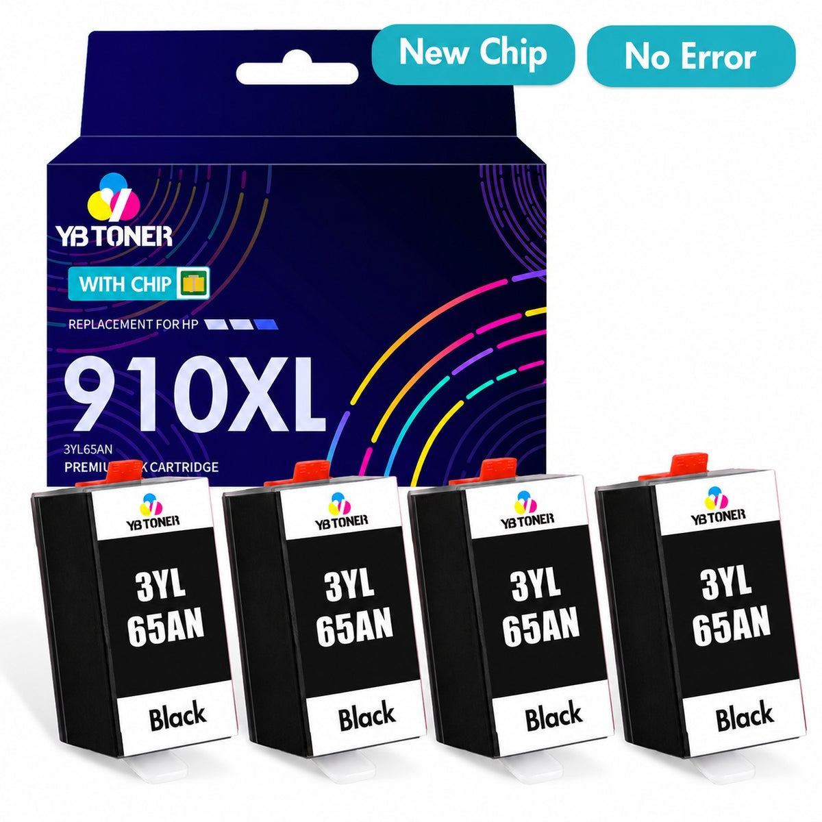 Compatible HP 910XL Black Ink Cartridge – 3YL65AN