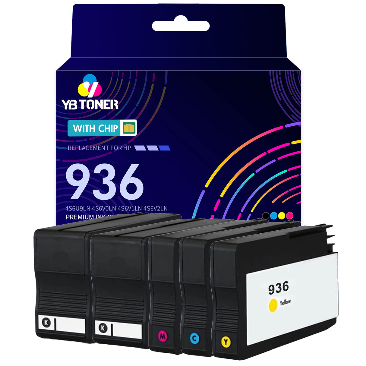 HP OfficeJet Pro 9130 Ink Cartridges – Compatible HP 936 & 936e